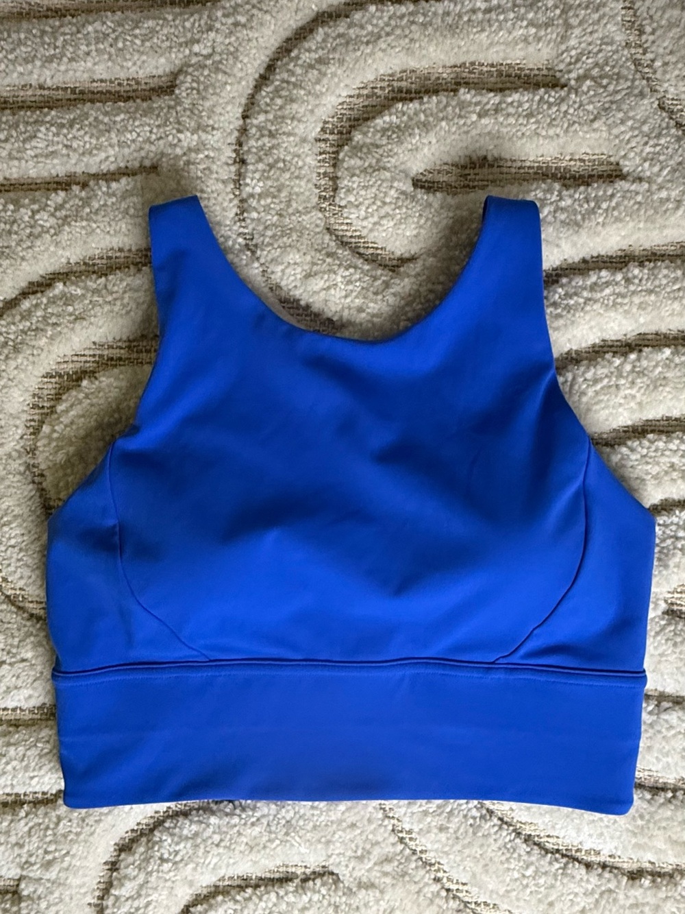 lululemon athletica Royal Blue Scoop-Neck Crop Sports Bra